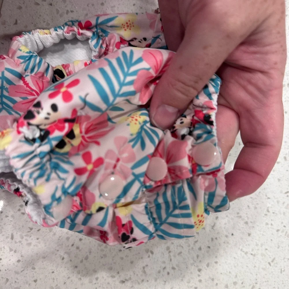 Disney Pink and Blue Character Diaper Cover